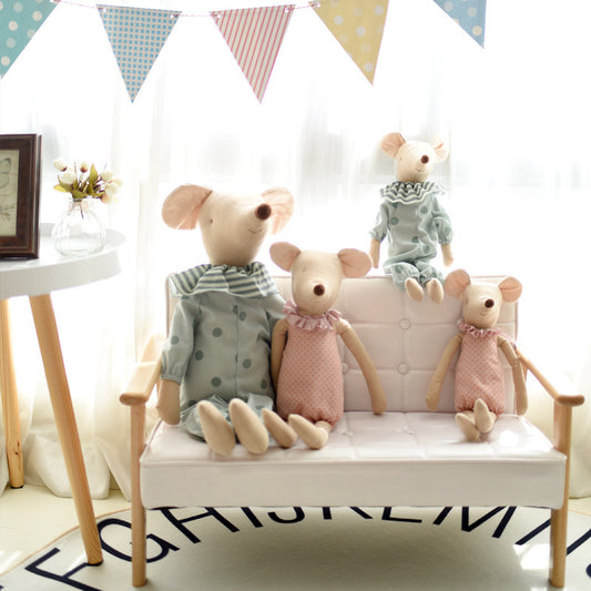 Cute Plush Mouse Toy for Kids – Soft Stress Relief Gift