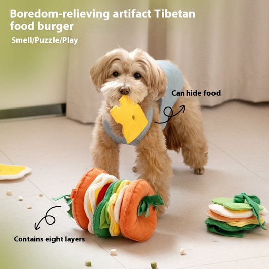 Interactive Food Leakage Dog Toy for Fun and Slow Feeding