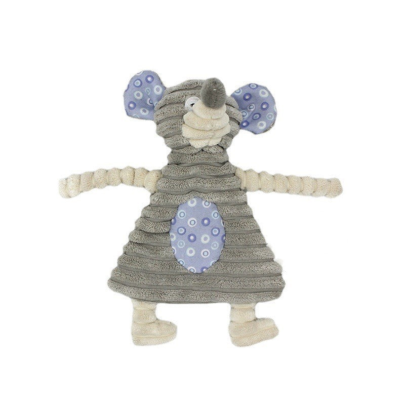 Soft Plush Donkey Dog Toy for Safe and Fun Playtime