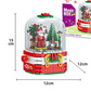 Christmas Building Music Box Christmas Tree Rotating Light Building Blocks Assembly Kids Toys