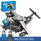 Building Blocks Aircraft Toy – Military Series Assembly Set for Kids