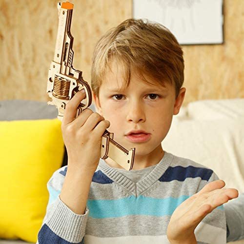 Robotime ROKR M870 – Wooden Gun DIY Assembly Kit