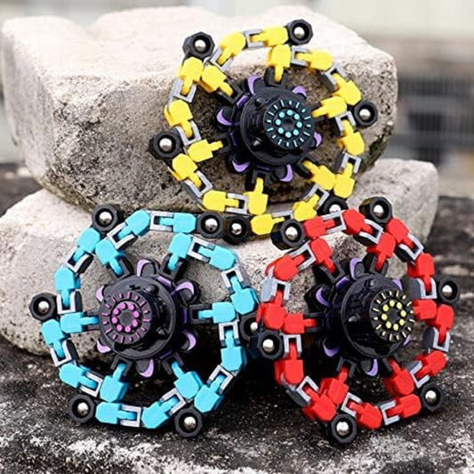 Deformable Fidget Spinner Robot – Creative Stress Relief Toy (8PCS Set)