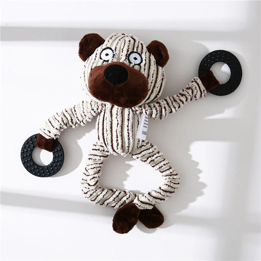 Soft Plush Donkey Dog Toy for Safe and Fun Playtime