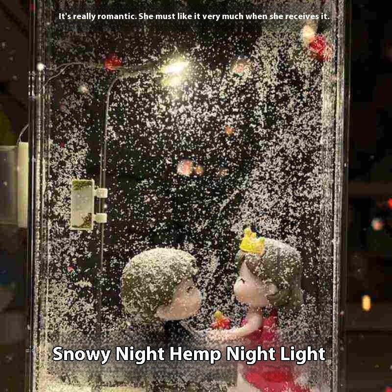 Stress Relief Snowy Night Light DIY Kit – Relax and Create Your Own