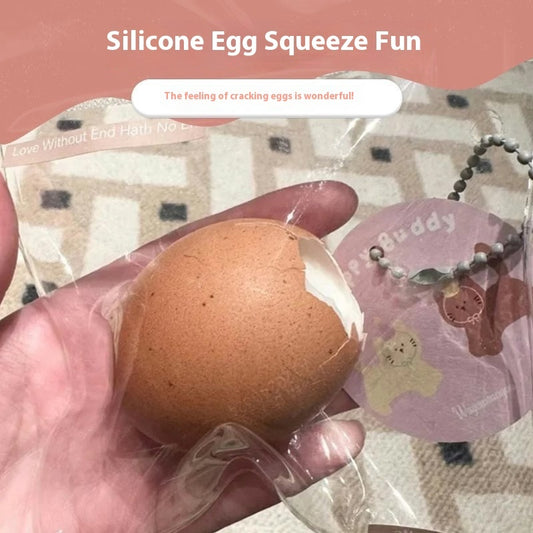 Squishy Egg Toy for Stress Relief and Fun