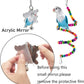 Wooden Bird Cage Stand with 7PC Parrot Play Set