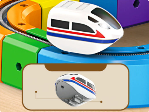 Magnetic Toy Construction Track Car for Kids – Electric Learning Playset