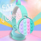 Bubbles Fidget Bluetooth Headphones – Stress Relief