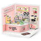 Miniature House Kit with Lights and Furniture