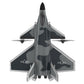 Camouflage RC Fighter Plane model on a white background