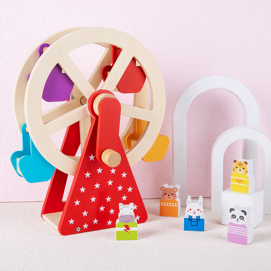 Wooden Ferris Wheel – Educational Toy for Kids