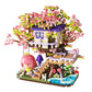 Flower House Assembly Building Blocks Microparticle Toys Christmas Gift