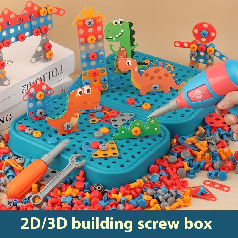156pcs Kids Tool Box – Creative Repair Play Set for Boys & Girls