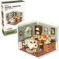 Miniature House Kit with Lights and Furniture