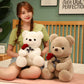 Teddy Bear Plush Toy – Soft Cartoon Doll in 3 Sizes & Colors