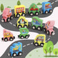 Children Magnetic Recognition Digital Building Blocks Alphabet Magnetic Train Early Education 3-6 Years Old Girls And Boys Baby Wooden Toys