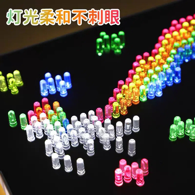3DMagic Light Panel  Children's educational mushroom lamp toy DIY lamp panel pixel plane plug-in luminous lamp beads illustration board