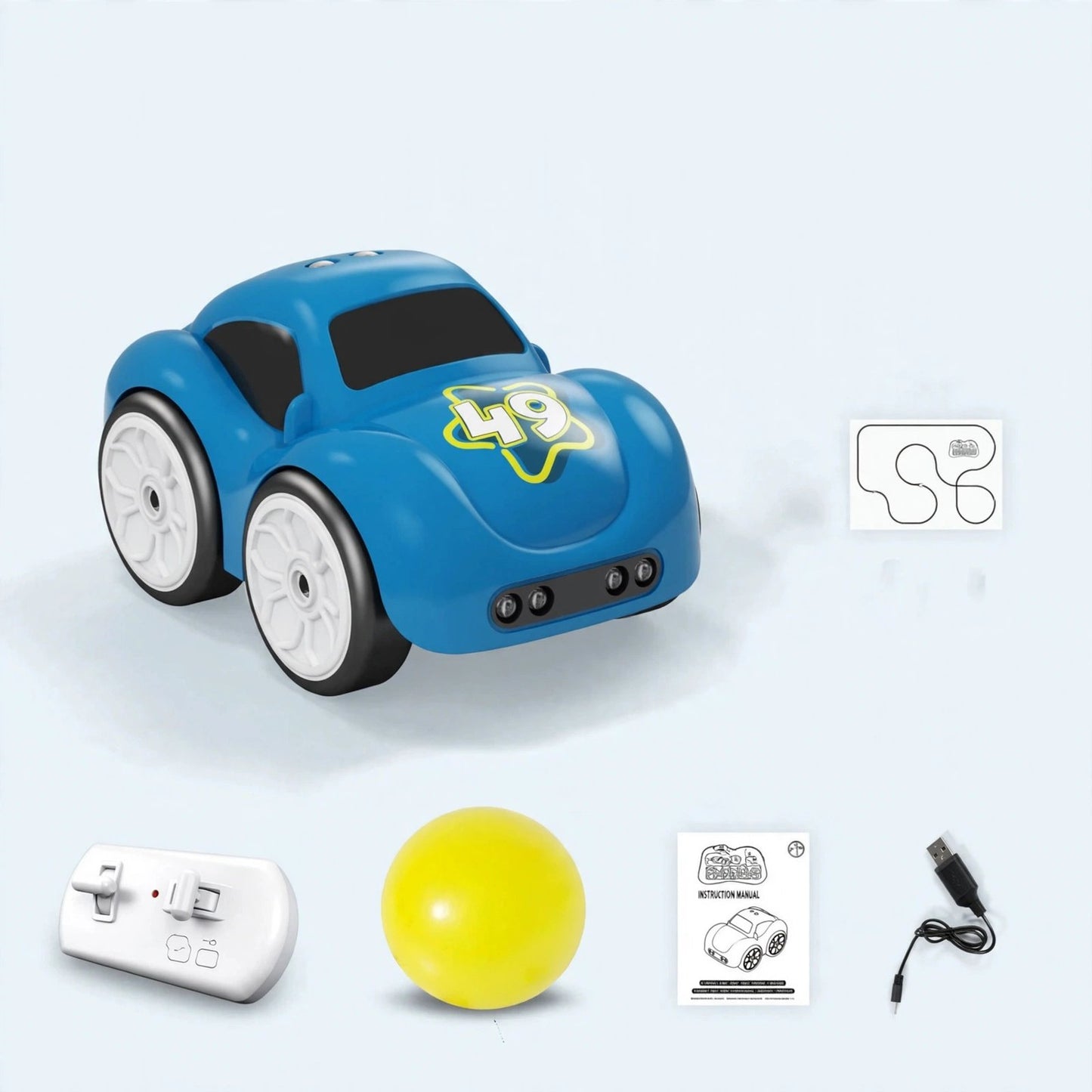 Magic Induction 2.4G RC Smart Sensor Follow-Me Car Toy for Kids
