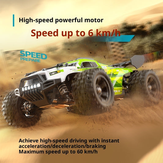 Blue SCY-18101 RC remote control truck three-quarter view