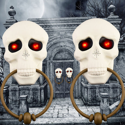 Halloween doorbell with glowing eyes and sound