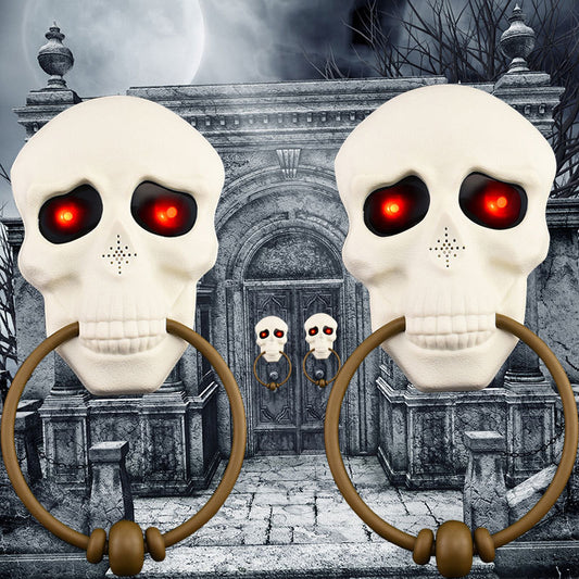 Halloween doorbell with glowing eyes and sound