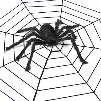 Halloween spider web decoration for seasonal party displays