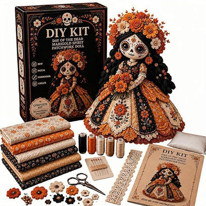 Halloween DIY Craft Kit Patchwork Doll DIY Kit Sewing Kit