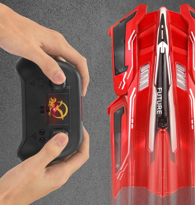 360° LED Wall Climber Car - Gravity Defying Stunt RC Toy