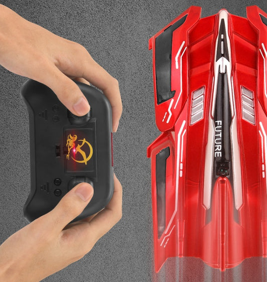 360° LED Wall Climber Car - Gravity Defying Stunt RC Toy