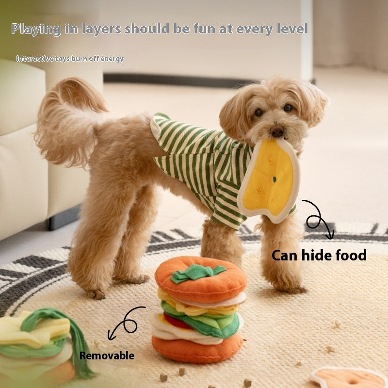 Interactive Food Leakage Dog Toy for Fun and Slow Feeding