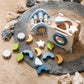 Wooden Rocket Busy Box – Educational Toy for Kids & Babies