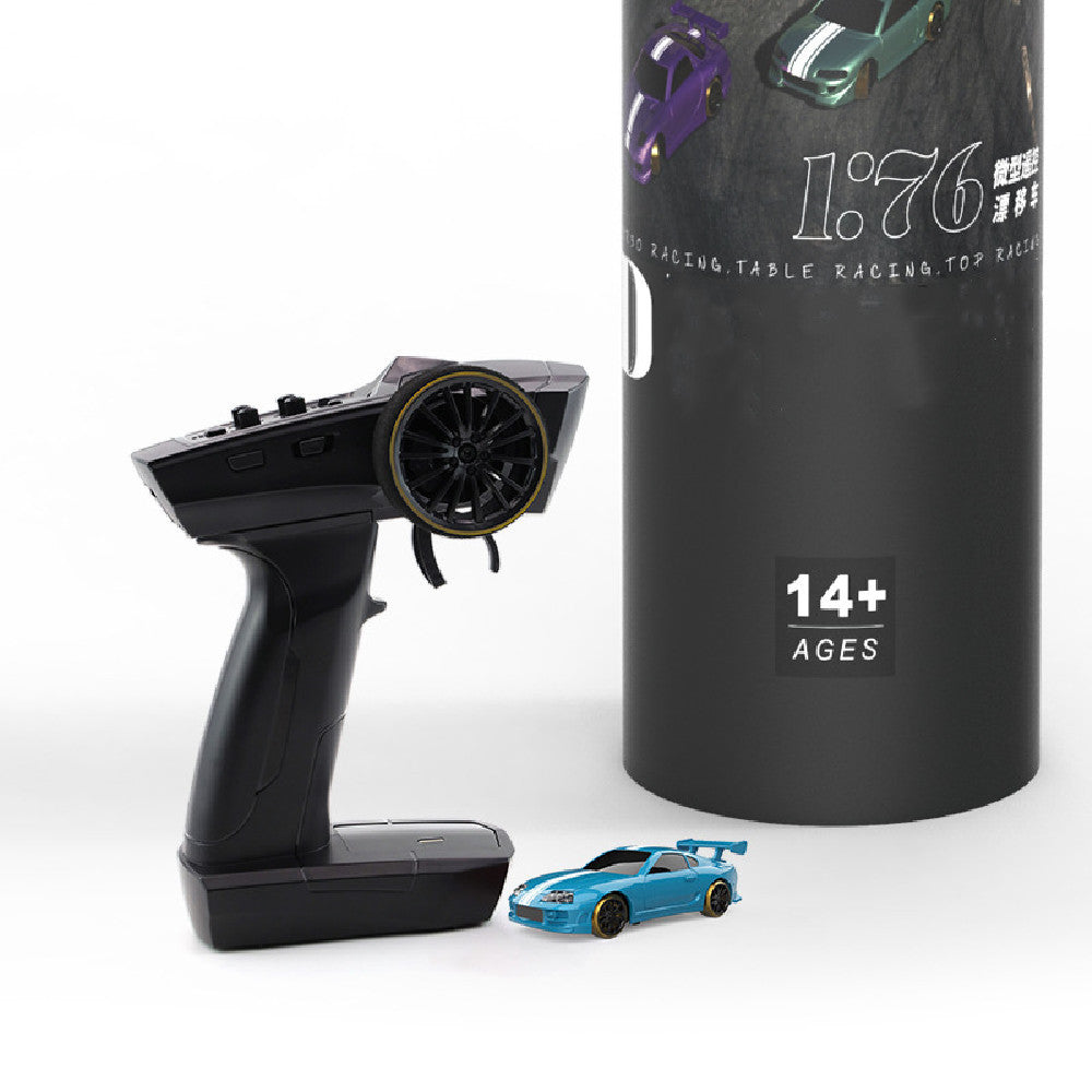 Mini Remote Control Drift Cars Set with Track and Storage Box