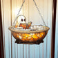 Halloween Decoration Ghost Reading Light Catcher Hanging Ornament Craft Pendant