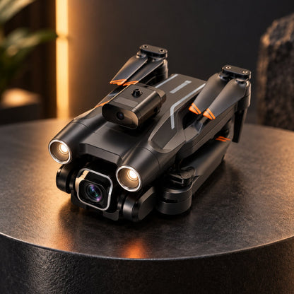 Folding UAV with Optical Flow and Dual Camera System