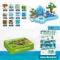 My Building World Magnetic Cube DIY Cherry Blossom Mountain Children's Educational Puzzle Assembly Toy Gift