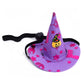 Halloween Spider Web Witch Hat Elastic Hair with Pet Supplies Dog Cat Pumpkin Bat Hat Hair Accessories