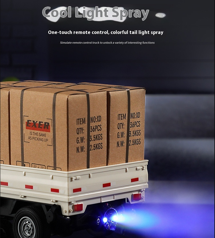 RC Drift Truck with Realistic City Truck Design