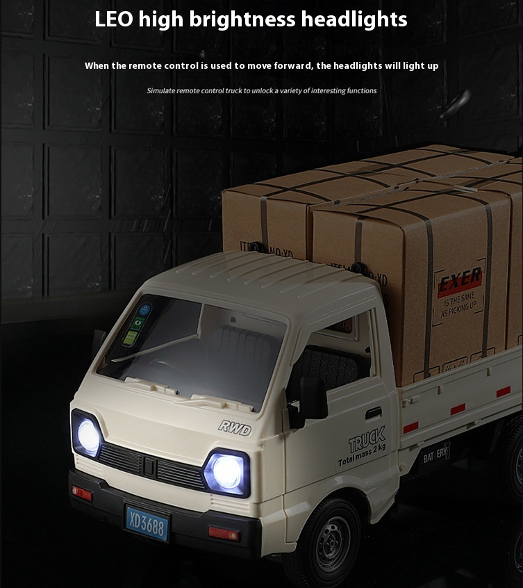RC Drift Truck with Realistic City Truck Design