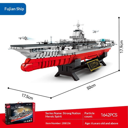Children’s Military Building Blocks Toys – Aircraft Carrier
