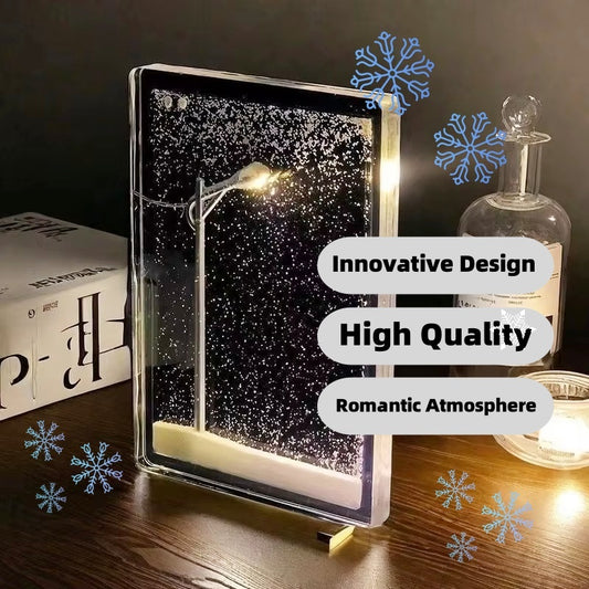Stress Relief Snowy Night Light DIY Kit – Relax and Create Your Own
