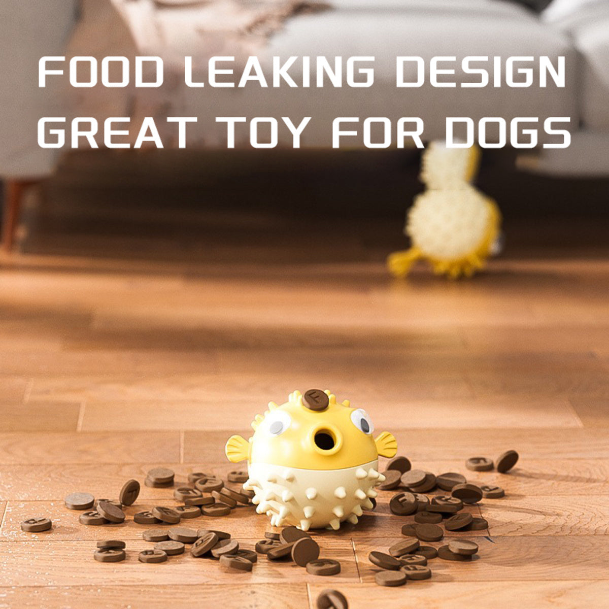 Durable Fish-Shaped Squeaky Dog Toy for Aggressive Chewers