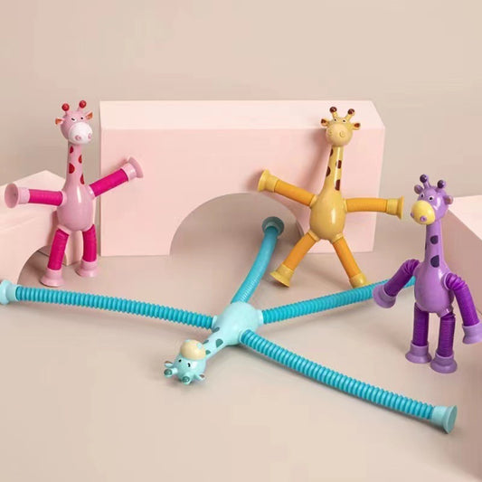 4-in-1 Deformable Pop Tube Fidget Toys for Stress Relief