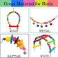 Wooden Bird Cage Stand with 7PC Parrot Play Set
