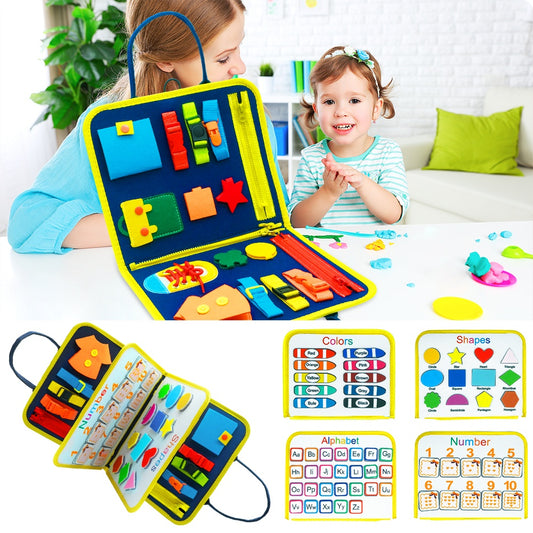 Learning Toy – Soft Felt Activity Board for Toddlers