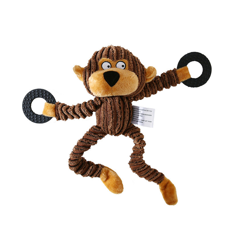 Soft Plush Donkey Dog Toy for Safe and Fun Playtime