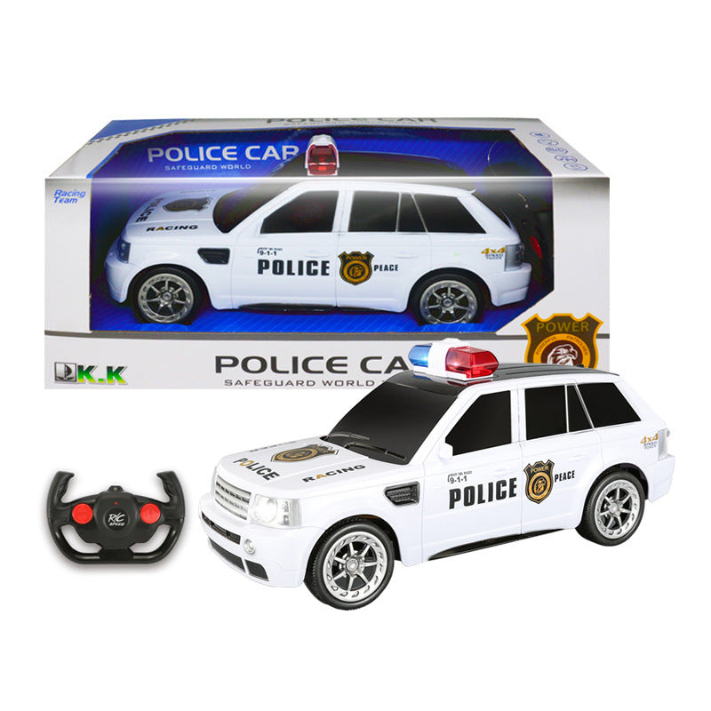 Rechargeable RC Drift Car – Police Series with Lights & Music