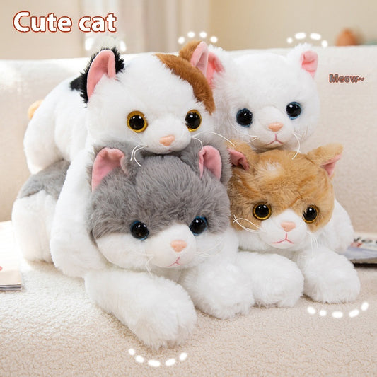 Cat Soft Toy – Plush Kitty in 5 Colors & 2 Sizes [50cm-70cm]