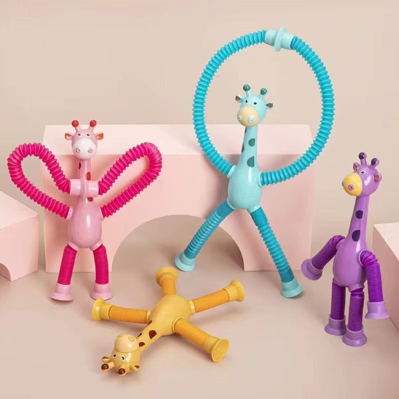 4-in-1 Deformable Pop Tube Fidget Toys for Stress Relief