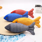 Catnip Toys for Cats – Plush Fish Kicker with Organic Catnip